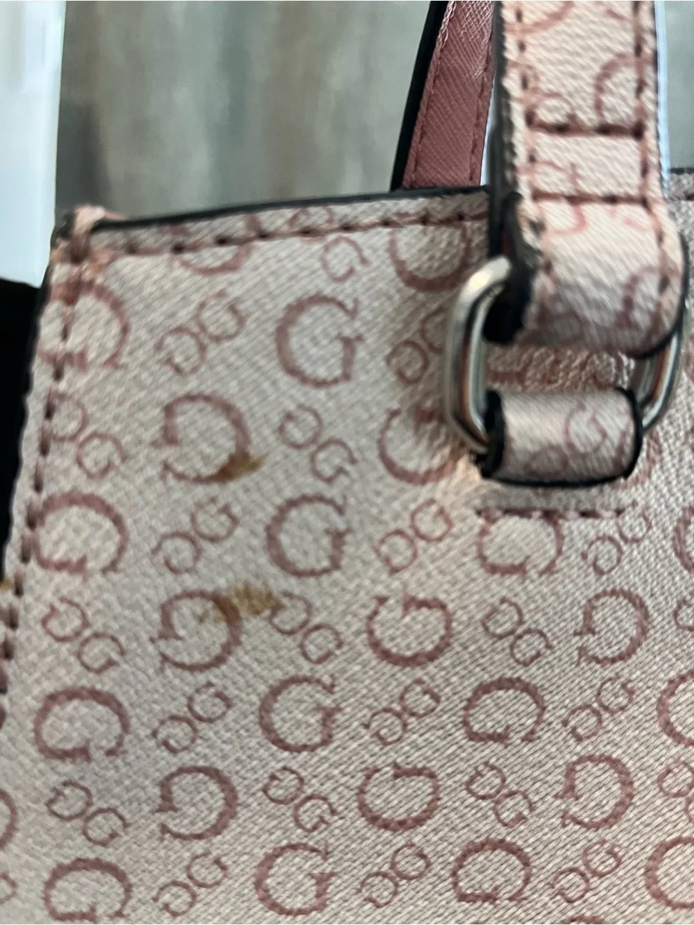 Guess structured satchel